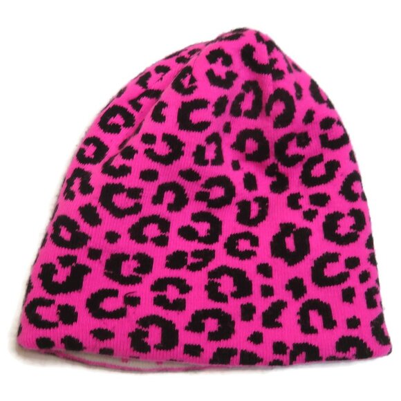 Athletech Reversible Beanie Girls L/XL 8-16 Pink White - Picture 1 of 5